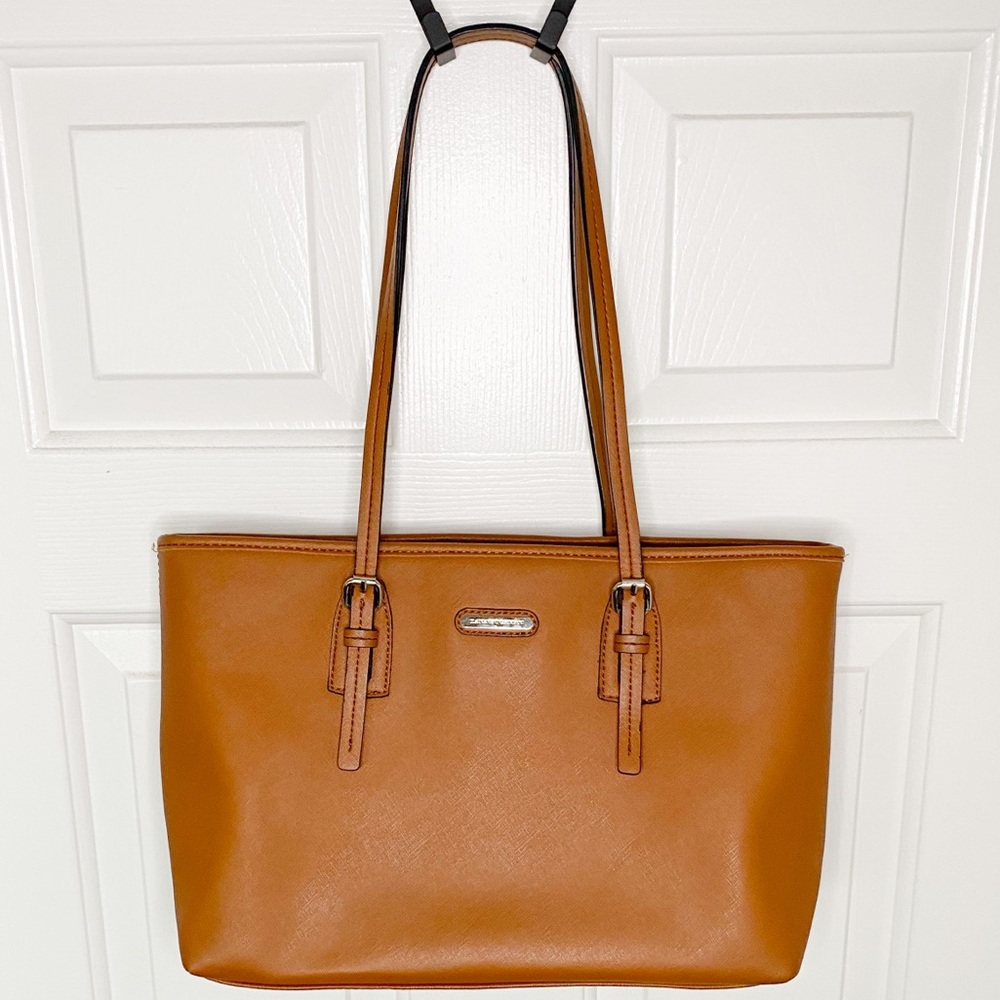 Dana Buchman Brown faux leather purse
